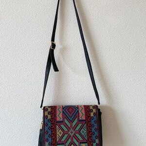 Colorful Patterned Crossbody Bag